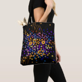 Leopard auf der Black Tote Tasche verloren (Von Nahem)