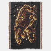 Leopard auf der Stirn Decke (Vorderseite Vertikal)