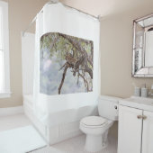 Leopard auf einem Baum Duschvorhang (Beispiel)