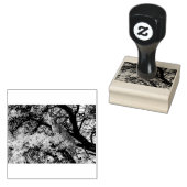 Leopard auf einem Baum Gummistempel (Stempel)