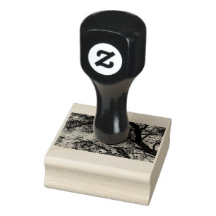 Leopard auf einem Baum Gummistempel