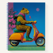 Leopard auf Rädern: Eine stilvolle Fahrt, Notizblock (Vorderseite)