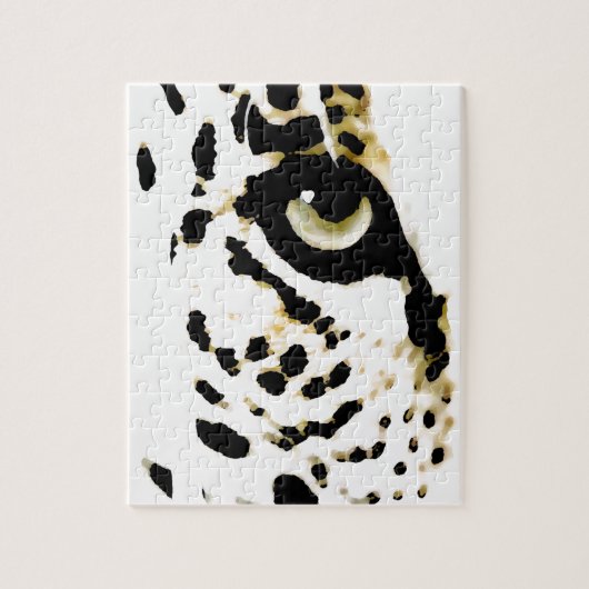 Leopard Auge - Tiere Art Puzzle (Vertikal)