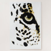 Leopard Auge - Tiere Art Puzzle (Vertikal)
