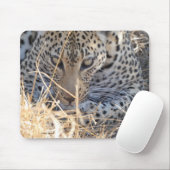 LEOPARD-AUGEN NAHAUFNAHME MOUSEPAD (Mit Mouse)