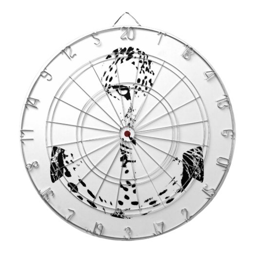 Leopard-AugenOverlay 3 Dartscheibe (vorne)