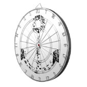 Leopard-AugenOverlay 3 Dartscheibe (Vorderseite rechts)