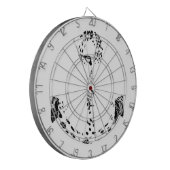 Leopard-AugenOverlay 3 Dartscheibe (Vorderseite Links)