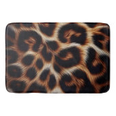 Leopard Aura: Entfesseln Sie Ihre wilde Seite in d Badematte (Vorderseite)