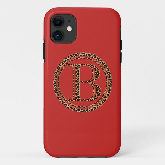 Leopard B Case-Mate iPhone Hülle (Rückseite)