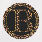 Leopard B Etiketten (Design 2)