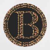 Leopard B Etiketten (Design 1)