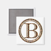 Leopard B Magnet (Vorderseite/Rückseite)