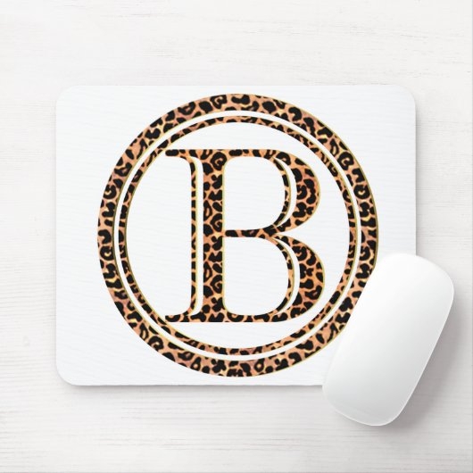 Leopard B Mousepad (Mit Mouse)