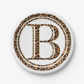 Leopard B Pappteller (Vorderseite)
