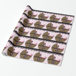Leopard-Baby-Shower Geschenkpapier