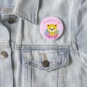 Leopard Baby Shower Mommy zu sein Button (Beispiel)