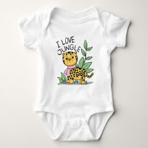 Leopard Baby Strampler