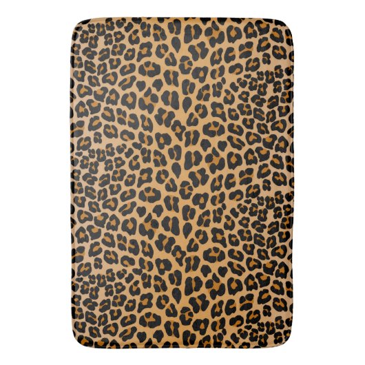 Leopard Badematte (Vorderseite Vertikal)