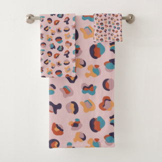 Leopard Badhandtuch Set