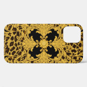 Leopard Barock, Ornamentales Tiermuster Case-Mate iPhone Hülle (Rückseite (Horizontal))