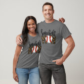 Leopard Baseball Mama Game Day Vibes Ball Mama Mot T-Shirt (Unisex)