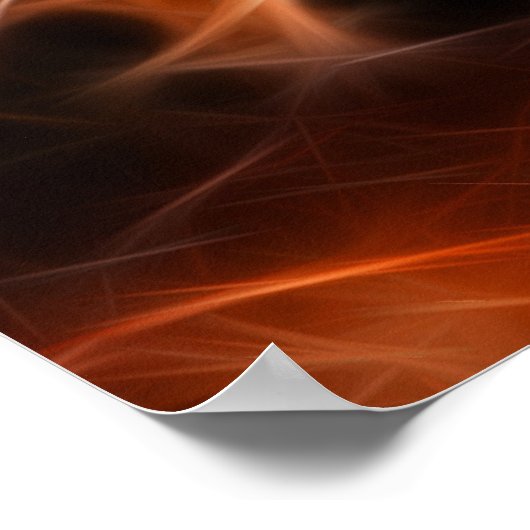 Leopard beängstigender Blick Poster (Ecke)