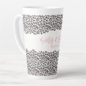 Leopard bedruckt pink sechzig und sass 60. milchtasse (Linke Ecke)