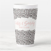 Leopard bedruckt pink sechzig und sass 60. milchtasse (Vorderseite)