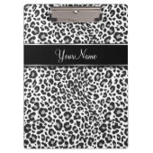 Leopard beschmutzt stilvolles klemmbrett (Vorderseite)