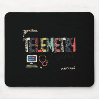 Leopard-Beschriftung Telemetrie-Team Herz-Telemetr Mousepad