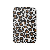 Leopard Big Cat Fur Muster drucken Badematte (Vorderseite Vertikal)