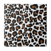 Leopard Big Cat Fur Muster drucken Fliese (Vorderseite)