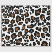 Leopard Big Cat Fur Muster drucken Geschenkpapier (Flach)