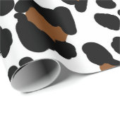 Leopard Big Cat Fur Muster drucken Geschenkpapier (Rolleneckpunkt)