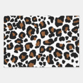 Leopard Big Cat Fur Muster drucken Geschenkpapier Set (Vorderseite)