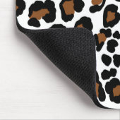 Leopard Big Cat Fur Muster drucken Mousepad (Ecke)