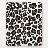 Leopard Big Cat Fur Muster drucken Mousepad (Vorne)