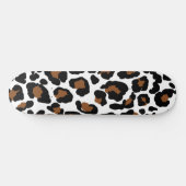 Leopard Big Cat Fur Muster drucken Skateboard (Horizontal)