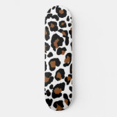 Leopard Big Cat Fur Muster drucken Skateboard (Vorderseite)
