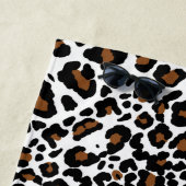 Leopard Big Cat Fur Muster drucken Strandtuch (Beispiel)
