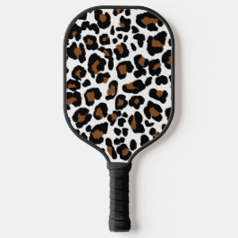 Leopard Big Cat Fur Muster Pickleball Schläger