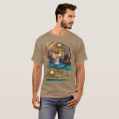 LEOPARD BLAUE LAGOON T - Shirt (Vorne ganz)