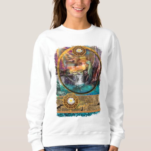 LEOPARD BLAUE LAGOON T - Shirt (Vorderseite)