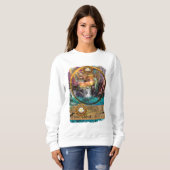 LEOPARD BLAUE LAGOON T - Shirt (Vorne ganz)