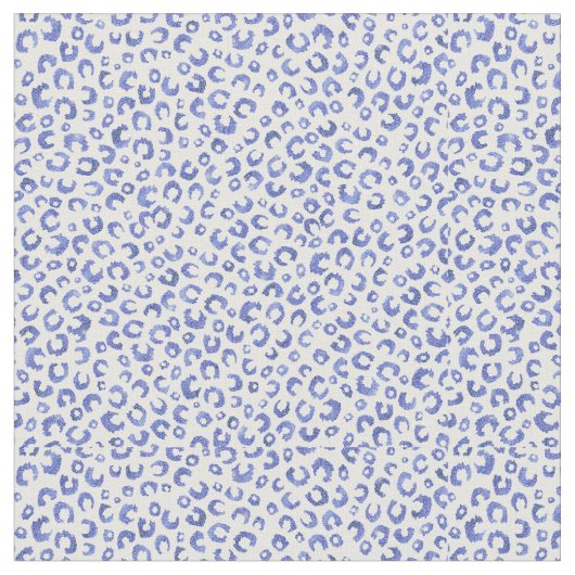 Leopard-Blauer Glitzer Stoff (Nahaufnahme)
