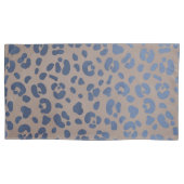 Leopard Blue Pattern Kissenbezug (Vorderseite-Links)