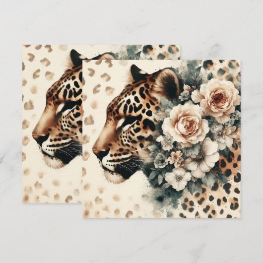 Leopard-Blume (Vorne/Hinten)