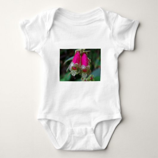 Leopard-Blume Baby Strampler (Vorderseite)