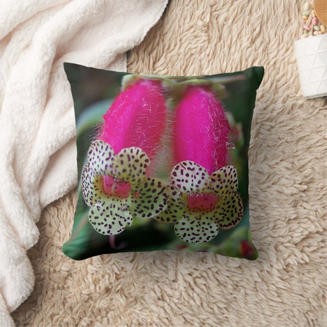 Leopard-Blume Kissen (Decke)